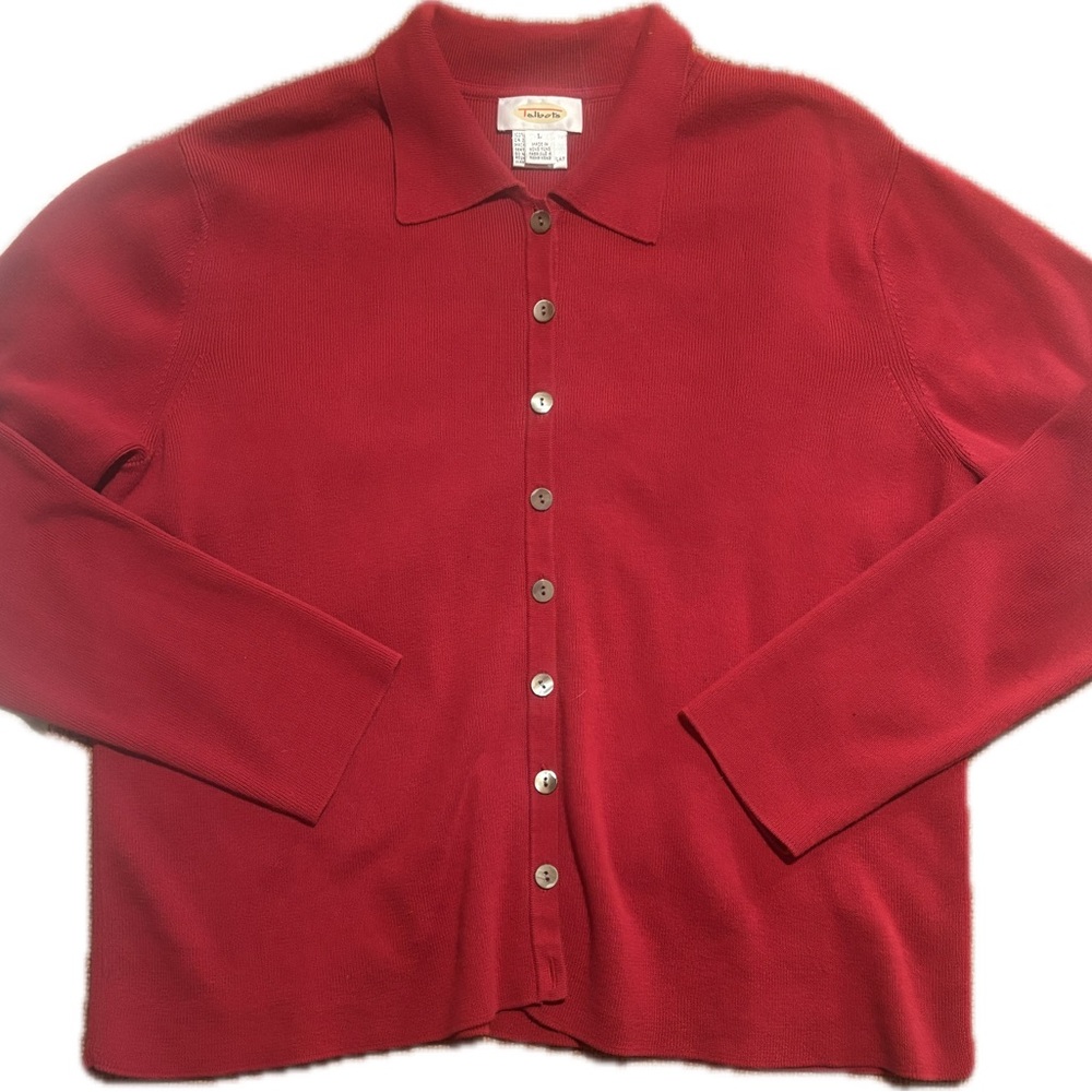 Talbots Vibrant Red Women's Cardigan